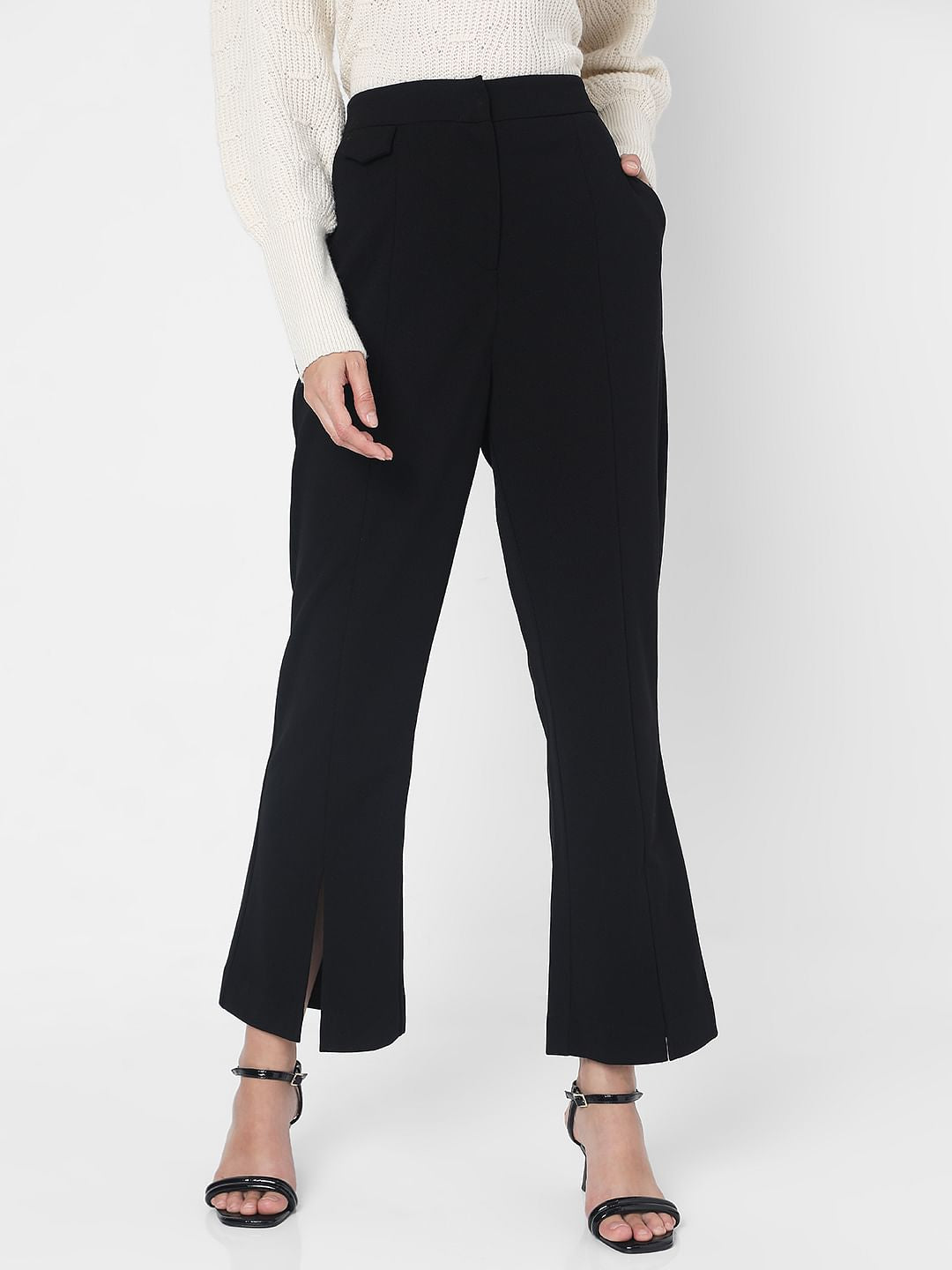 HIGHT WAITS BOOT CUT PANTS main image 1
